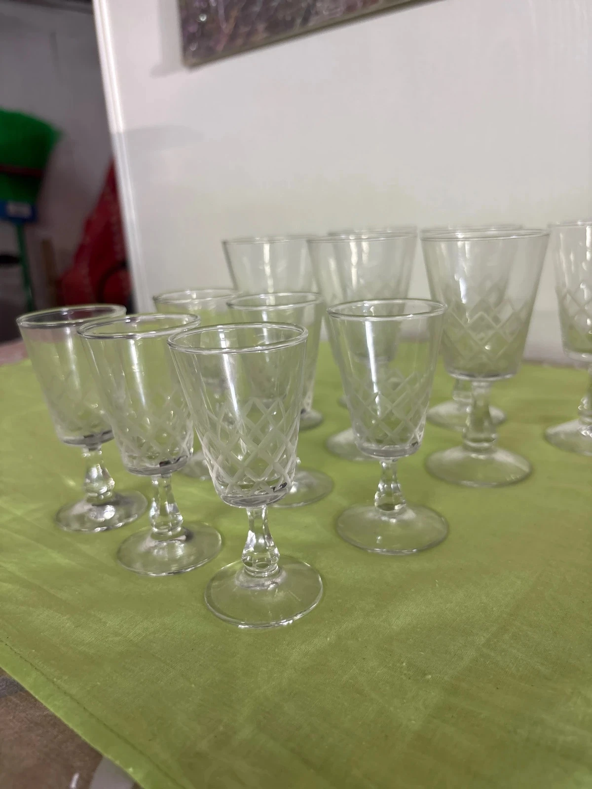 Set de 12 vasos de cristal – photo 3